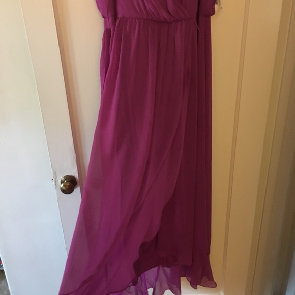 Raspberry Bridesmaid dress - Picture 7 of 8